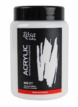 Load image into Gallery viewer, professional rosa gallery acrylic paints 400ml, vibrant artist level colours titanium white
