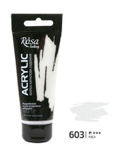 Load image into Gallery viewer, professional rosa gallery acrylic paint 60ml, all colours available zinc white