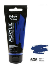 Load image into Gallery viewer, professional rosa gallery acrylic paint 60ml, all colours available phthalo blue