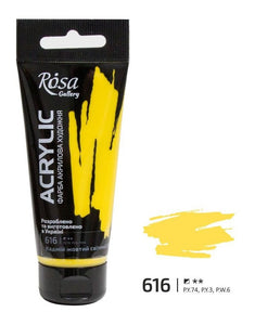 professional rosa gallery acrylic paint 60ml, all colours available cadmium yellow light
