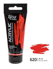 Load image into Gallery viewer, professional rosa gallery acrylic paint 60ml, all colours available cadmium red light