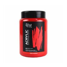 Load image into Gallery viewer, professional rosa gallery acrylic paints 400ml, vibrant artist level colours cadmium red deep