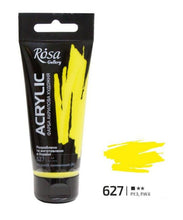 Load image into Gallery viewer, professional rosa gallery acrylic paint 60ml, all colours available cadmium lemon
