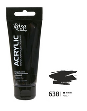 Load image into Gallery viewer, professional rosa gallery acrylic paint 60ml, all colours available lamp black