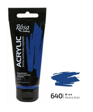 Load image into Gallery viewer, professional rosa gallery acrylic paint 60ml, all colours available prussian blue