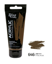 Load image into Gallery viewer, professional rosa gallery acrylic paint 60ml, all colours available raw umber
