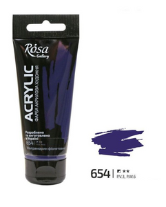 professional rosa gallery acrylic paint 60ml, all colours available ultramarine violet