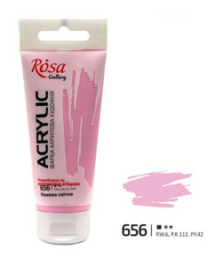 professional rosa gallery acrylic paint 60ml, all colours available rose light