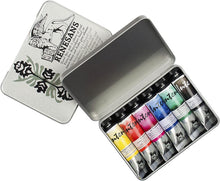 Load image into Gallery viewer, renesans intense-water watercolours sets tubes 15 ml metall box set 6 tubes
