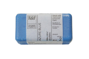 r & f encaustic paints 40 ml azure blue