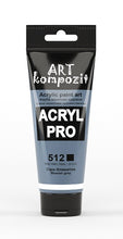 Load image into Gallery viewer, acrylic paint art kompozit, 75ml, 60 professional artist colours blueish grey