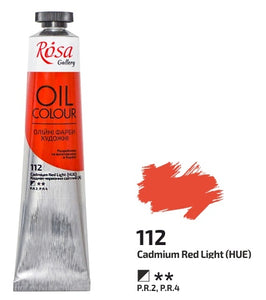 oil paint 45 ml tubes rosa gallery, professional artist colors, several colors cadmium red light