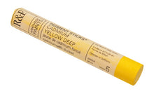 Load image into Gallery viewer, r &amp; f pigment sticks 38 ml cadmium yellow deep
