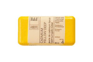 r & f encaustic paints 40 ml cadmium yellow deep