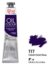 Load image into Gallery viewer, oil paint 45 ml tubes rosa gallery, professional artist colors, several colors cobalt violet deep