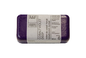 r & f encaustic paints 40 ml cobalt violet deep