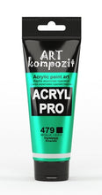 Load image into Gallery viewer, acrylic paint art kompozit, 75ml, 60 professional artist colours emerald
