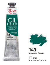 Load image into Gallery viewer, oil paint 45 ml tubes rosa gallery, professional artist colors, several colors emerald green