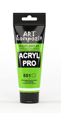 Load image into Gallery viewer, acrylic paint art kompozit, 75ml, 60 professional artist colours fluorescent green

