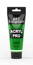 Load image into Gallery viewer, acrylic paint art kompozit, 75ml, 60 professional artist colours green light
