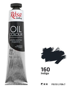 oil paint 45 ml tubes rosa gallery, professional artist colors, several colors indigo