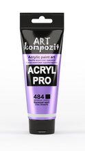 Load image into Gallery viewer, acrylic paint art kompozit, 75ml, 60 professional artist colours lilac dreams
