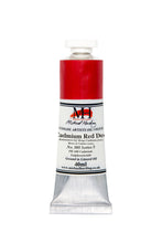 Load image into Gallery viewer, michael harding handmade oil paints 40 ml cadmium red deep
