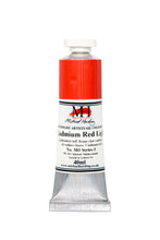 Load image into Gallery viewer, michael harding handmade oil paints 40 ml cadmium red light
