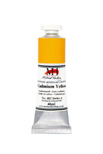 Load image into Gallery viewer, michael harding handmade oil paints 40 ml cadmium yellow