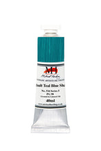 Load image into Gallery viewer, michael harding handmade oil paints 40 ml cobalt teal blue shade