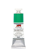 Load image into Gallery viewer, michael harding handmade oil paints 40 ml emerald green