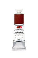 Load image into Gallery viewer, michael harding handmade oil paints 40 ml indian red