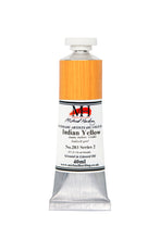 Load image into Gallery viewer, michael harding handmade oil paints 40 ml indian yellow