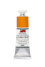 Load image into Gallery viewer, michael harding handmade oil paints 40 ml indian yellow red shade