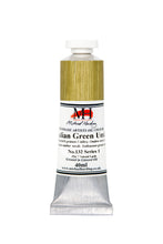 Load image into Gallery viewer, michael harding handmade oil paints 40 ml italian green umber