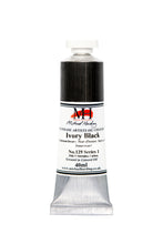 Load image into Gallery viewer, michael harding handmade oil paints 40 ml ivory black
