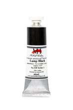 Load image into Gallery viewer, michael harding handmade oil paints 40 ml lamp black