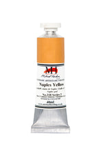 Load image into Gallery viewer, michael harding handmade oil paints 40 ml naples yellow
