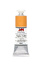 Load image into Gallery viewer, michael harding handmade oil paints 40 ml naples yellow