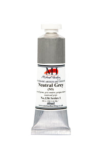 michael harding handmade oil paints 40 ml neutral grey
