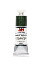 Load image into Gallery viewer, michael harding handmade oil paints 40 ml permanent sap green