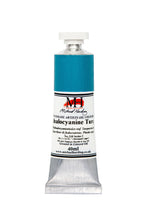 Load image into Gallery viewer, michael harding handmade oil paints 40 ml phthalo turquoise