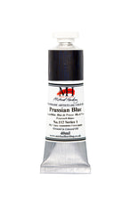 Load image into Gallery viewer, michael harding handmade oil paints 40 ml prussian blue