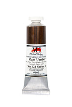 Load image into Gallery viewer, michael harding handmade oil paints 40 ml raw umber