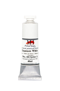 michael harding handmade oil paints 40 ml titanium white nº 1 (saff)