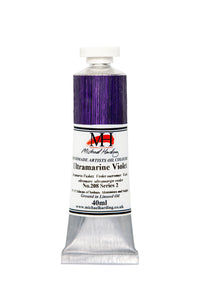 michael harding handmade oil paints 40 ml ultramarine violet