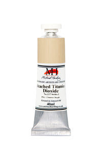 michael harding handmade oil paints 40 ml unbleached titanium dioxide