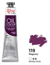 Load image into Gallery viewer, oil paint 45 ml tubes rosa gallery, professional artist colors, several colors magenta