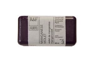 r & f encaustic paints 40 ml manganese violet