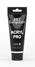 Load image into Gallery viewer, acrylic paint art kompozit, 75ml, 60 professional artist colours mars black
